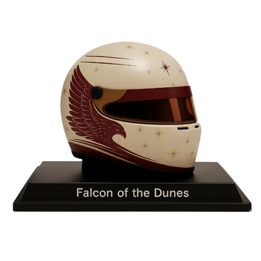 Miniature Helmet – “The Falcon of the Dunes”